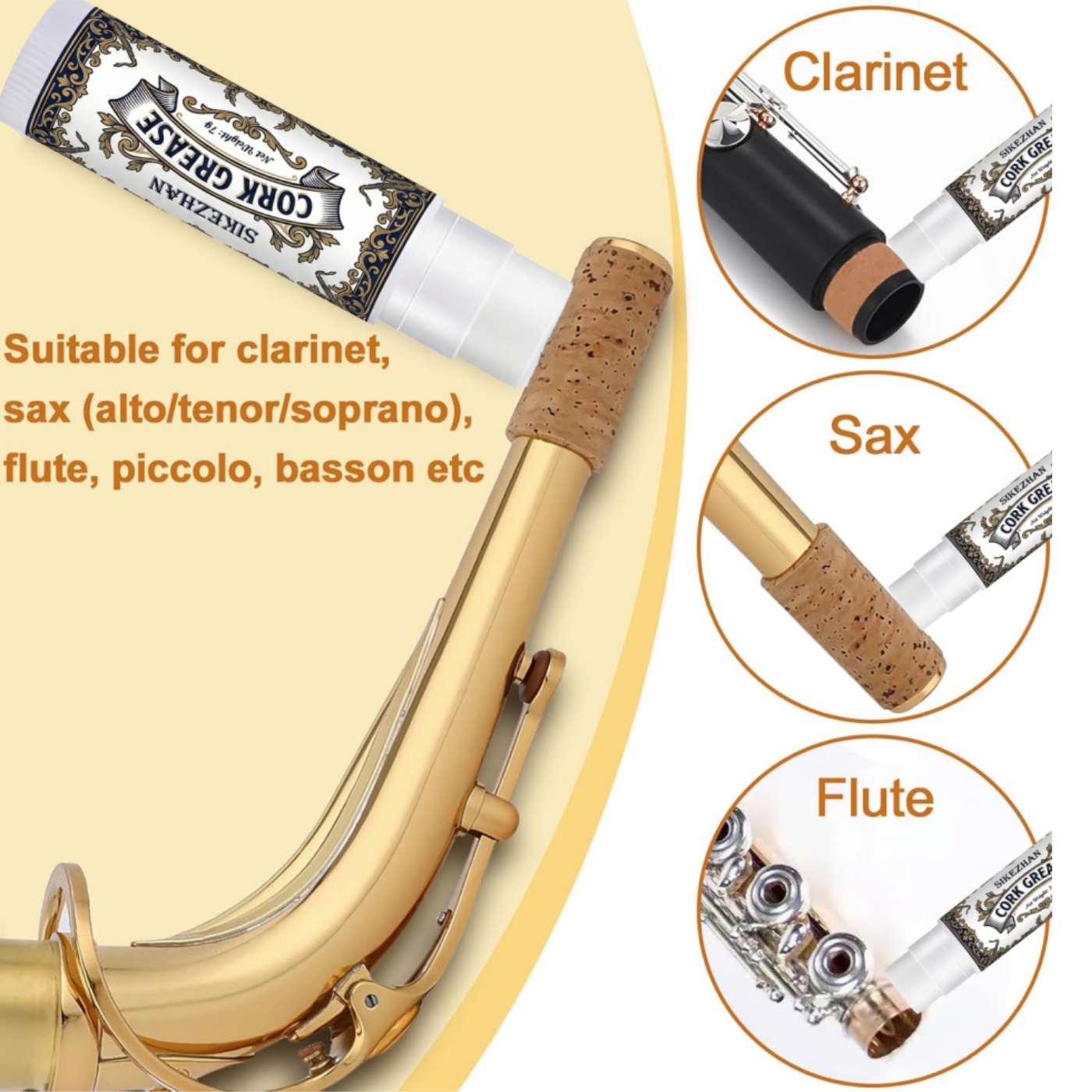 Universal Cork Grease for Saxo - Musical Instrument Bazooka review and price